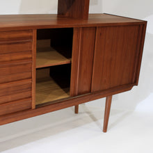 Load image into Gallery viewer, Gorgeous Mid-Century Danish Teak Credenza and Hutch