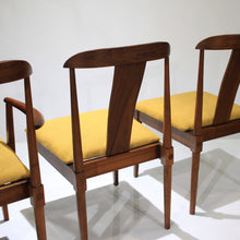 Load image into Gallery viewer, Mid-Century Modern Walnut Dining Chairs by Dillingham  - Set of 4