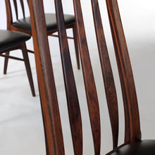 Load image into Gallery viewer, Stunning Rosewood ‘Eva’ Dining Chairs by Niels Koefoed Vintage Mid Century Danish