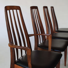 Load image into Gallery viewer, Stunning Rosewood ‘Eva’ Dining Chairs by Niels Koefoed Vintage Mid Century Danish