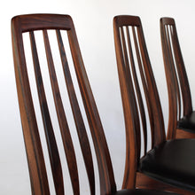 Load image into Gallery viewer, Stunning Rosewood ‘Eva’ Dining Chairs by Niels Koefoed Vintage Mid Century Danish