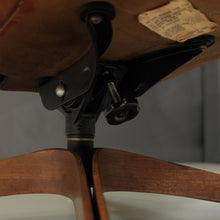 Load image into Gallery viewer, Restored Mr. Chair and Ottoman in Italian Leather