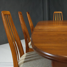 Load image into Gallery viewer, Niels Koefoed Danish Teak Dining Set 8 Eva Chairs and Extension Table
