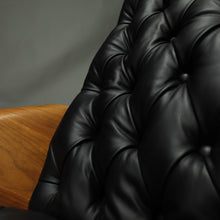 Load image into Gallery viewer, Restored Mr. Chair and Ottoman in Brazilian Leather