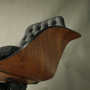 Restored Mr. Chair and Ottoman by George Mulhauser