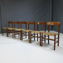 Load image into Gallery viewer, Set of 6 Aged Oak Early Model in the Manner of Borge Mogensen J39