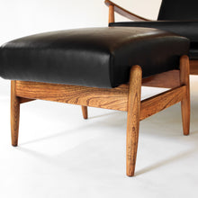 Load image into Gallery viewer, Milo Baughman Recliner w/ Ottoman Mid Century Modern Vintage Chair for James Inc