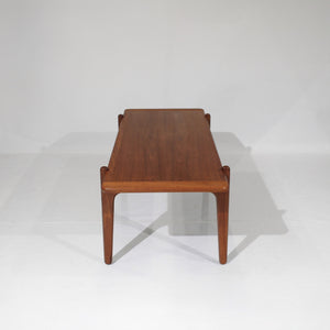 Exceptional Mid Century Danish Modern Reversible Coffee Table in Teak, Afrormosia and Black Laminate