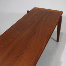 Load image into Gallery viewer, Exceptional Mid Century Danish Modern Reversible Coffee Table in Teak, Afrormosia and Black Laminate
