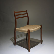 Load image into Gallery viewer, Niels Moller 78 Side Chair in Teak and Papercord