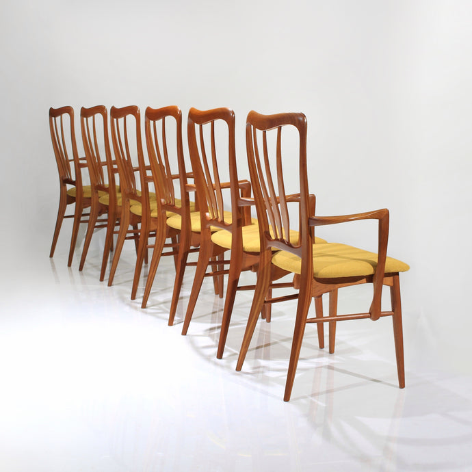 Niels Koefoed ‘Ingrid’ Armchairs in Teak - Set of 6