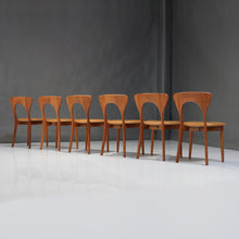 Load image into Gallery viewer, Niels Koefoed &#39;Peter&#39; Chairs in Teak and Leather - Set of 6