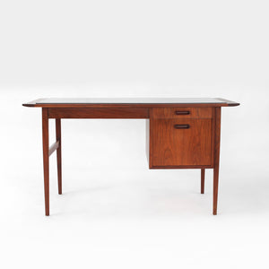 Jack Cartwright for Founders Desk Walnut Slate Top Vintage Mid Century Modern