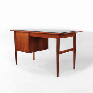 Jack Cartwright for Founders Desk Walnut Slate Top Vintage Mid Century Modern