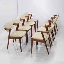 Load image into Gallery viewer, Kai Kristiansen Model 42 Dining Chairs in Teak - Set of 8