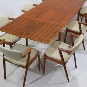 Danish Modern Dining Set Kai Kristiansen Model 42 and Moreddi Teak Table