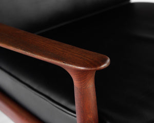 2 Danish Modern Teak Lounge Chairs by Svend Åge Eriksen for Glostrup Møbelfabrik
