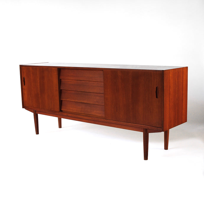 Mid Century Teak Sideboard Credenza by Nils Jonsson for Troeds of Sweden