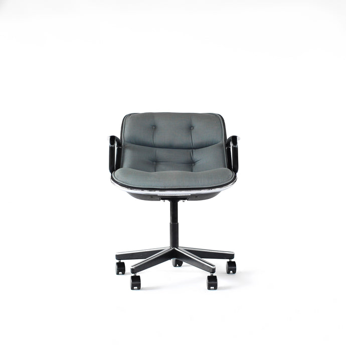 Vintage Knoll Office Chair by Charles Pollock Mid Century Modern