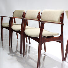 Load image into Gallery viewer, Erik Buch Rosewood Model 50 Dining Chairs - Set of 6