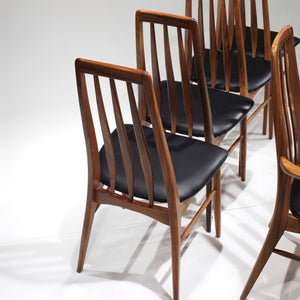 Mid-Century Rosewood ‘Eva’ Dining Chairs by Niels Koefoed - Set of 6