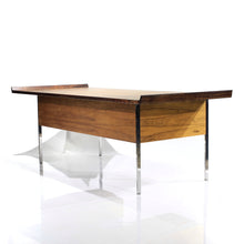 Load image into Gallery viewer, RARE Bleached Rosewood Executive Desk by Harvey Probber