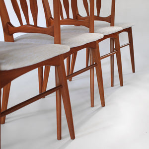 Danish Teak Dining Set by Harry Østergaard and Niels Koefoed - Extension Table and 6 Chairs