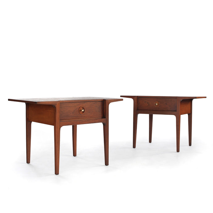 Rare John Van Koert for Drexel Counterpoint Side Tables / Nightstands