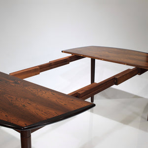 (Private Listing for Mina) Rosewood Extension Table by Rolf Rastad and Adolf Relling for Gustav Bahus