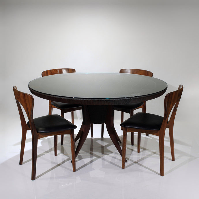 Rare Dining Set - Peter Chairs with Vintage Round Table