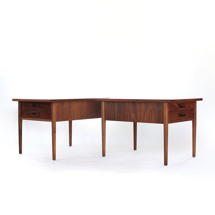Jack Cartwright for Founders Walnut End Tables - a Pair
