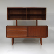 Load image into Gallery viewer, Gorgeous Mid-Century Danish Teak Credenza and Hutch