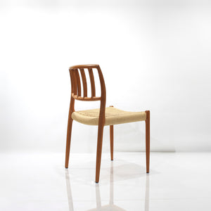 Møller 83 Side Chair in Teak & Paper Cord