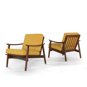 Mid Century Modern Lounge Chairs - a Pair