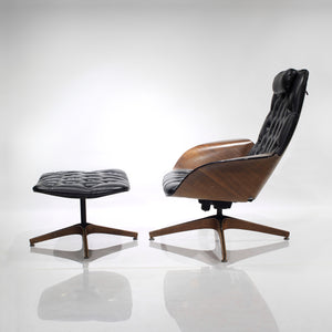 Mr Chair Recliner and Ottoman by George Mulhauser for Plycraft - 1965