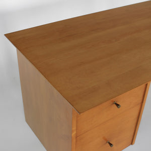 Paul McCobb Planner Group Desk in Solid Maple by Winchendon
