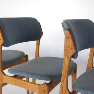 Erik Buch Model 49 Dining Chairs in Oak - Set of 4