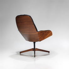 Load image into Gallery viewer, Mr and Mrs Chair Lounge Chairs w/ Ottoman by George Mulhauser in Leather