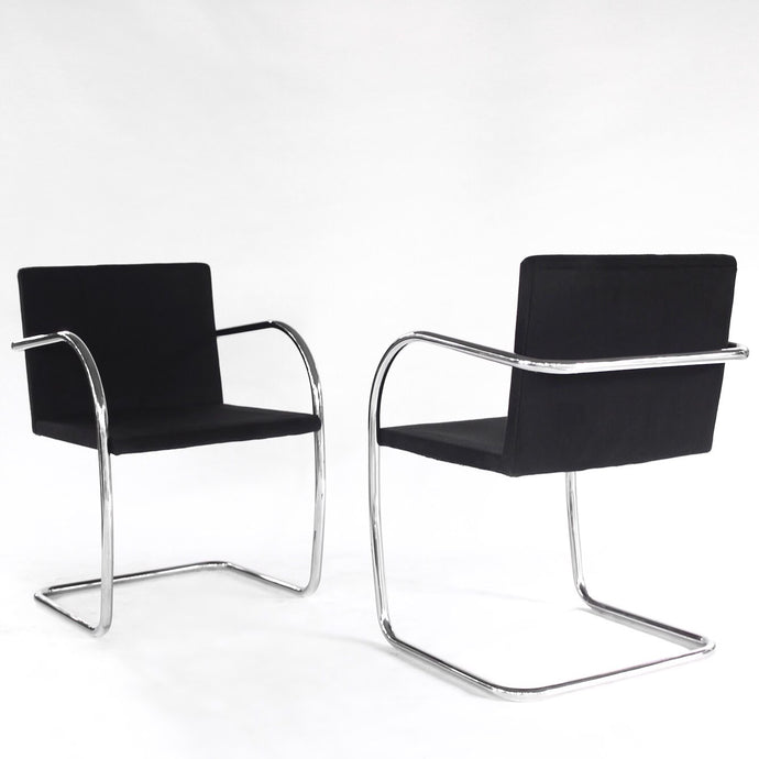 Vintage Mies van der Rohe Brno Chairs for Knoll Mid Century Modern