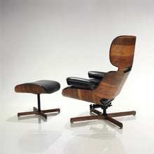 Load image into Gallery viewer, Mr VIP Chair and Ottoman by George Mulhauser for Plycraft in Italian Leather