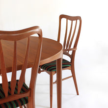 Load image into Gallery viewer, Danish Teak Dining Set by Harry Østergaard and Niels Koefoed - Extension Table and 6 Chairs
