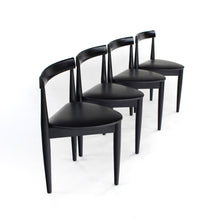 Load image into Gallery viewer, Mid Century Modern Roundette Nesting Dining Set Tripod Chairs in style of Paul McCobb for Winchendon