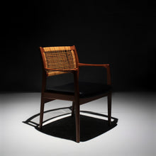 Load image into Gallery viewer, Armchair in Teak and Cane by Sylve Stenquist for Dux of Sweden