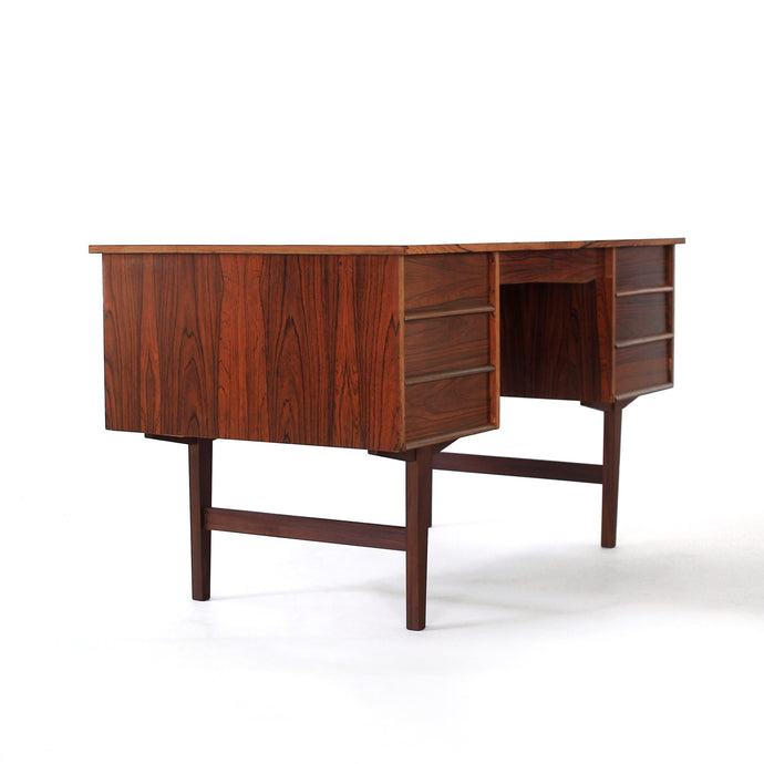 Norwegian Rosewood Writing Desk by Brødrene Blindheim Møbelfabrikk