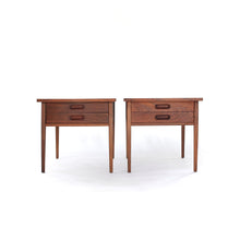 Load image into Gallery viewer, Jack Cartwright for Founders Walnut End Tables - a Pair