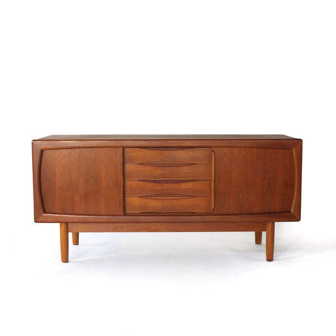 HP Hansen Teak Credenza Mid Century Danish Modern