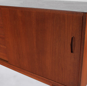 Nils Jonsson Credenza with Hutch for Troeds Mid Century Scandinavian Design Vintage Modern Sideboard Hutch / China Cabinet