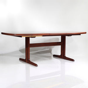 Mid Century Rosewood Extension Dining Table by Skovby