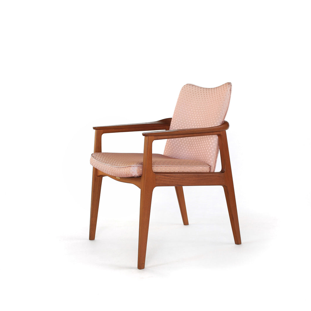 Danish Sigvard Bernadotte for France and Son Sculpted Teak Lounge Chair