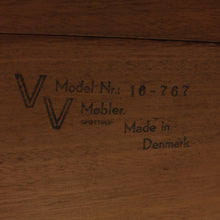 Load image into Gallery viewer, Mid Century Danish Teak Elliptical Extension Table with Two Leaves by VV Møbler